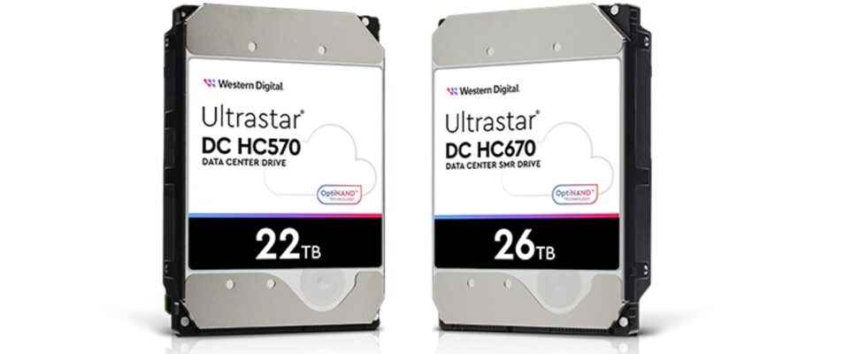 Western Digital breaks a record by introducing the first 26TB