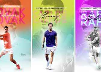 When do Djokovic Alcaraz and Nadal debut at the Mutua