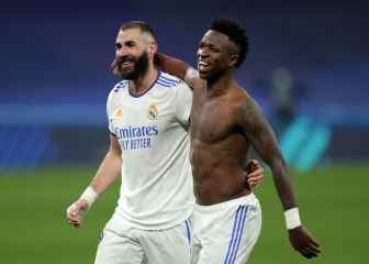 With Benzema and with Vinicius