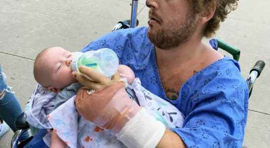Young Sarnia father recalls horrifying injuries during hit and run trial