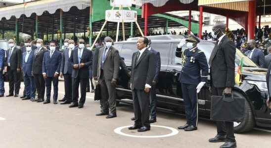 a reduced parade with Paul Biya for the 50th anniversary