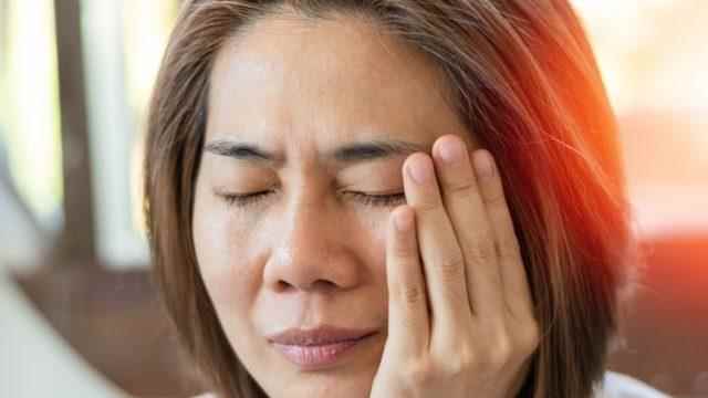 Acute pain in certain parts of the face is also among the symptoms of the disease.