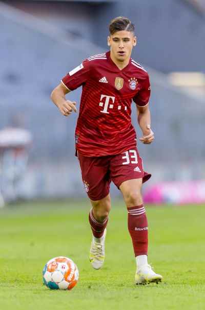 Nemanja Motika, during his time at Bayern this season.