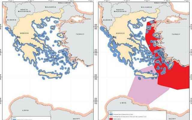 Anti Turkey campaign from Greece They sent 16 different maps Attention grabbing