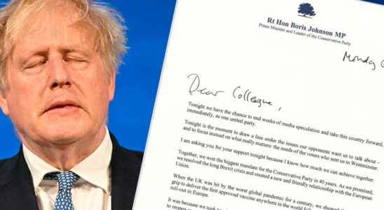Boris Johnsons letter appeals to Parliament ahead of the