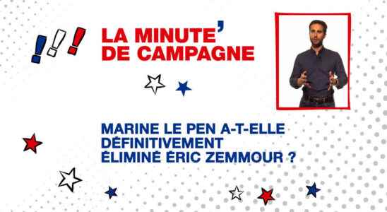 Did Marine Le Pen definitively eliminate Eric Zemmour