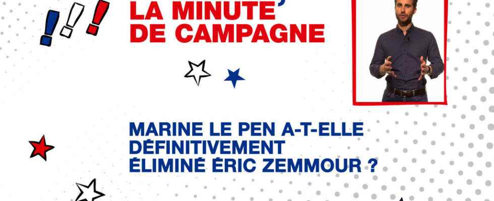Did Marine Le Pen definitively eliminate Eric Zemmour