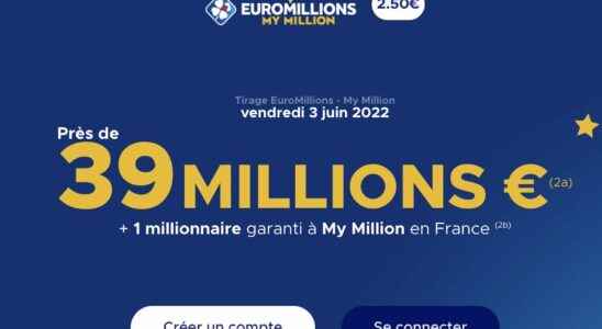 EuroMillions FDJ Try to win the jackpot of 39 million