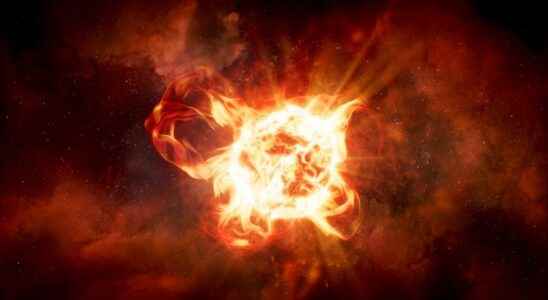 For hypergiant stars the end is violent