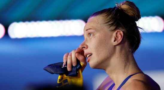 Hanssons tears after the righteous medal miss