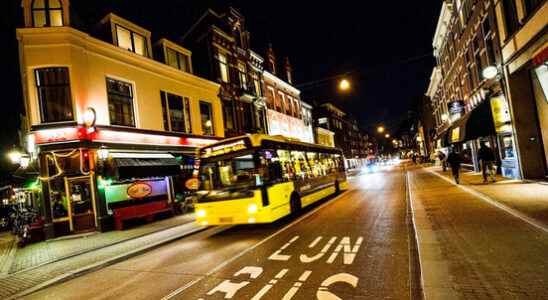 High time for the night bus to return to Utrecht