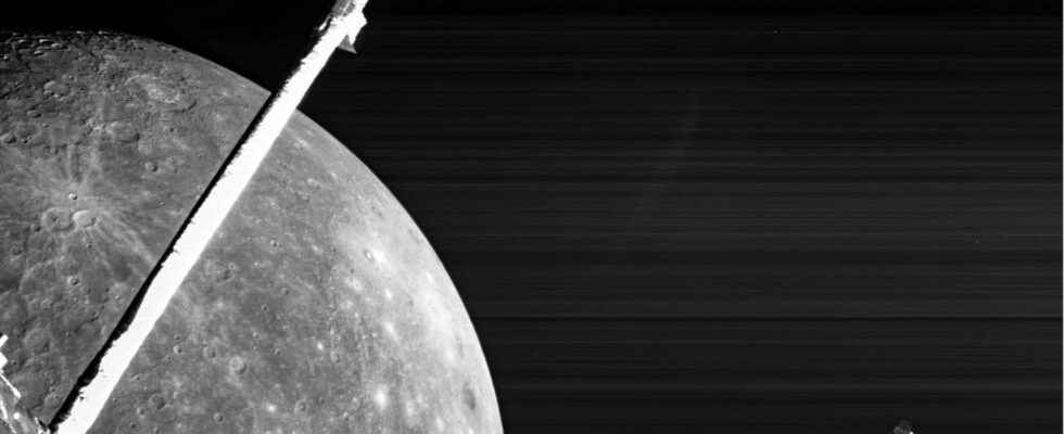 In pictures Mercury brushed by the BepiColombo space probe