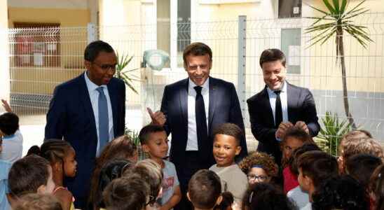 Macron in Marseille school of the future sport return of