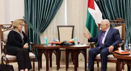 Meeting between the Palestinian president and an American delegation in