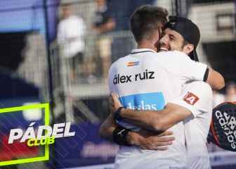 Momo Gonzalez and the Real Madrid Foundation circuit Padel