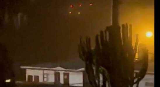 Mysterious lights were seen in the sky in the USA
