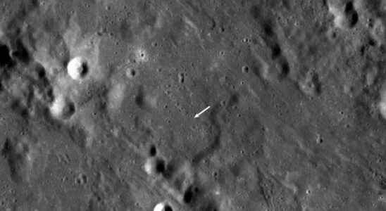 NASA shared those images Rocket hitting the Moon creates a