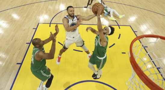 NBA Golden State Warriors and Boston Celtics tied results