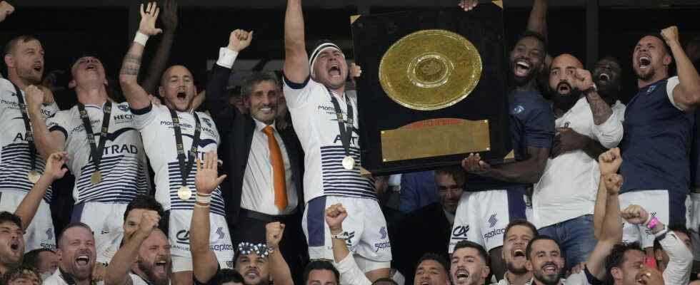 RUGBY Castres Montpellier Montpellier is champion of France the