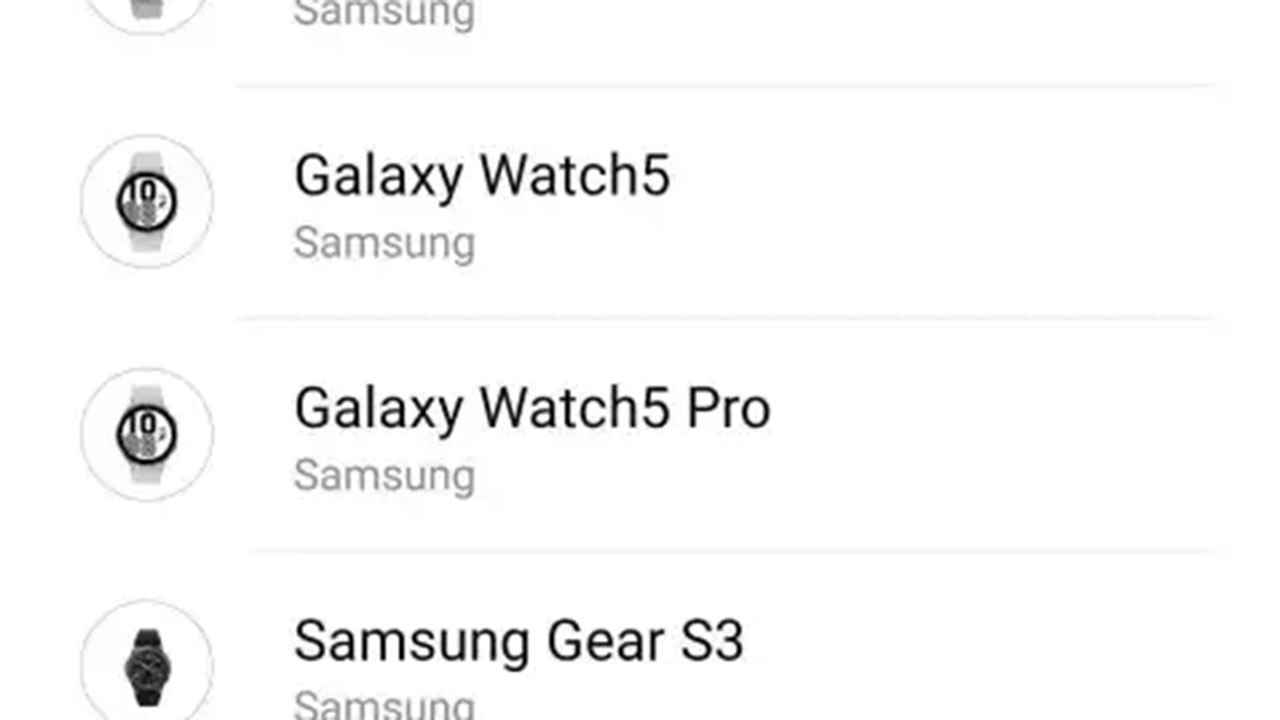 Samsung Galaxy Watch5 and Watch5 Pro appear nominally