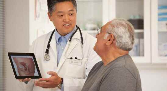 Screening tests for prostate cancer caution
