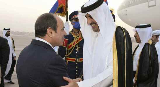 The Emir of Qatar announces reconciliation with Egypt after years