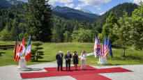 The G7 summit began in Germany Russia reacted by