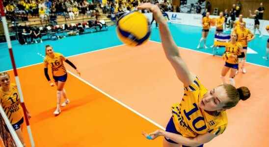 The first loss for the Swedish volleyball ladies