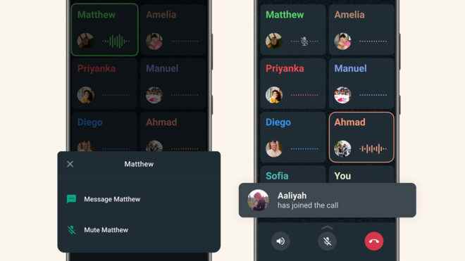 Three nice features have arrived for WhatsApp group calls