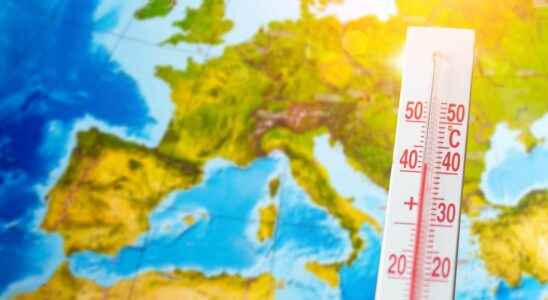 Towards the earliest heat wave ever observed in France