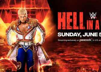 WWE Hell in a Cell 2022 schedule TV billboard and