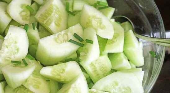You have to mash the cucumber before you eat it