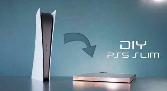 YouTuber prepared PlayStation 5 Slim with his own means Video