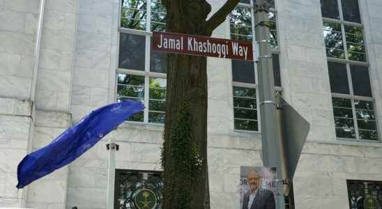 a Jamal Khashoggi street inaugurated opposite the Saudi Arabian embassy