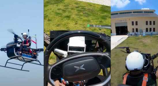 Aircraft prototype controlled by automobile steering wheel Video