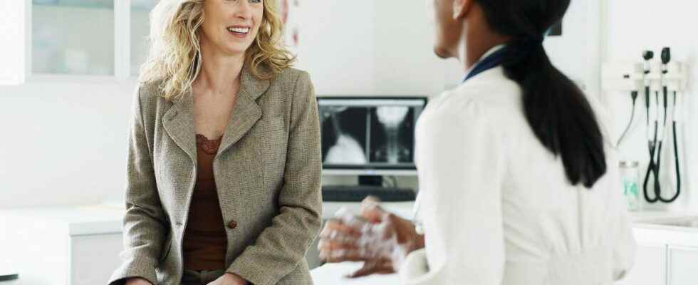 Breast cancer treatment for menopause is not associated with disease
