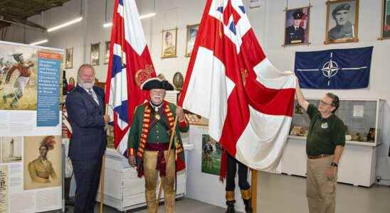 Butlers Rangers Colors presented to Brantford museum