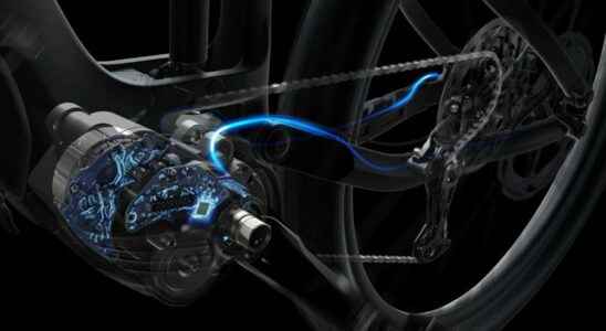 Electric mountain bike Shimano launches its new Di2 transmission with