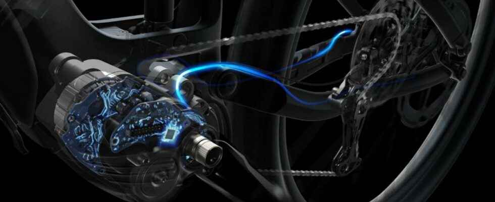 Electric mountain bike Shimano launches its new Di2 transmission with