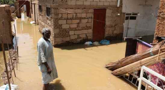 Flooding after torrential rain in Darfur