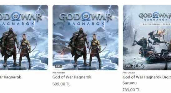 God of War Ragnarok Turkey price has been announced