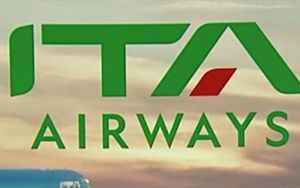 ITA Airways at Farnborough Air Show in the name of