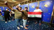 In Iraq a group of angry protesters took over the