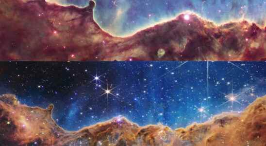James Webb Space Telescope vs Hubble Space Telescope Galeri
