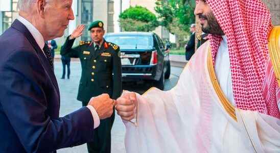 Joe Biden is criticized for fistbumping with the Saudi prince