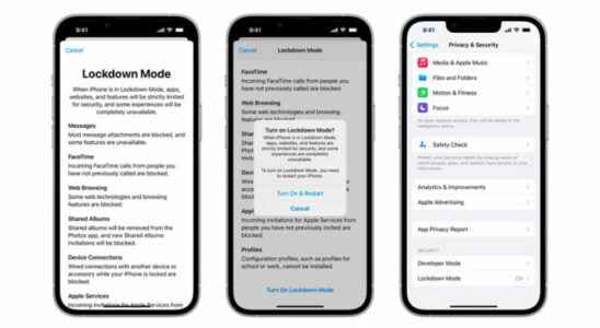 Lockdown Mode which offers superior security for iOS 16 and