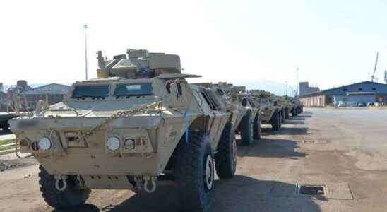 New armored vehicles from the USA to Greece The photos