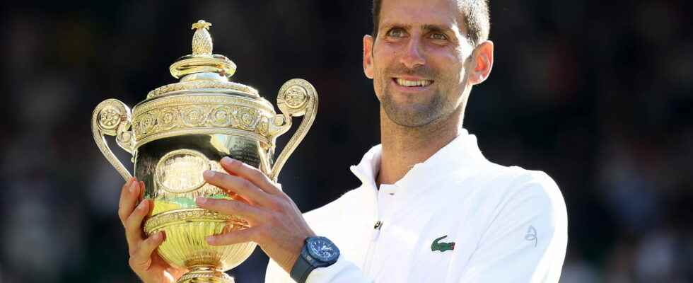 Novak Djokovic winner of Wimbledon but absent from the US