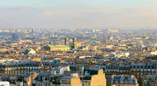 Paris seen from the Basilica of the Sacred Heart in