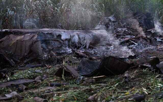 Plane carrying dangerous goods crashed in Greece They keep glass